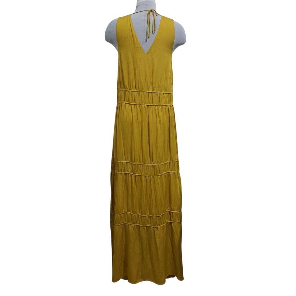 Anthropologie Anthropologie Dolan Goldenrod Boho Tiered Sleeveless Maxi Dr Size M / US 6-8 / IT 42-44 - 7 Thumbnail