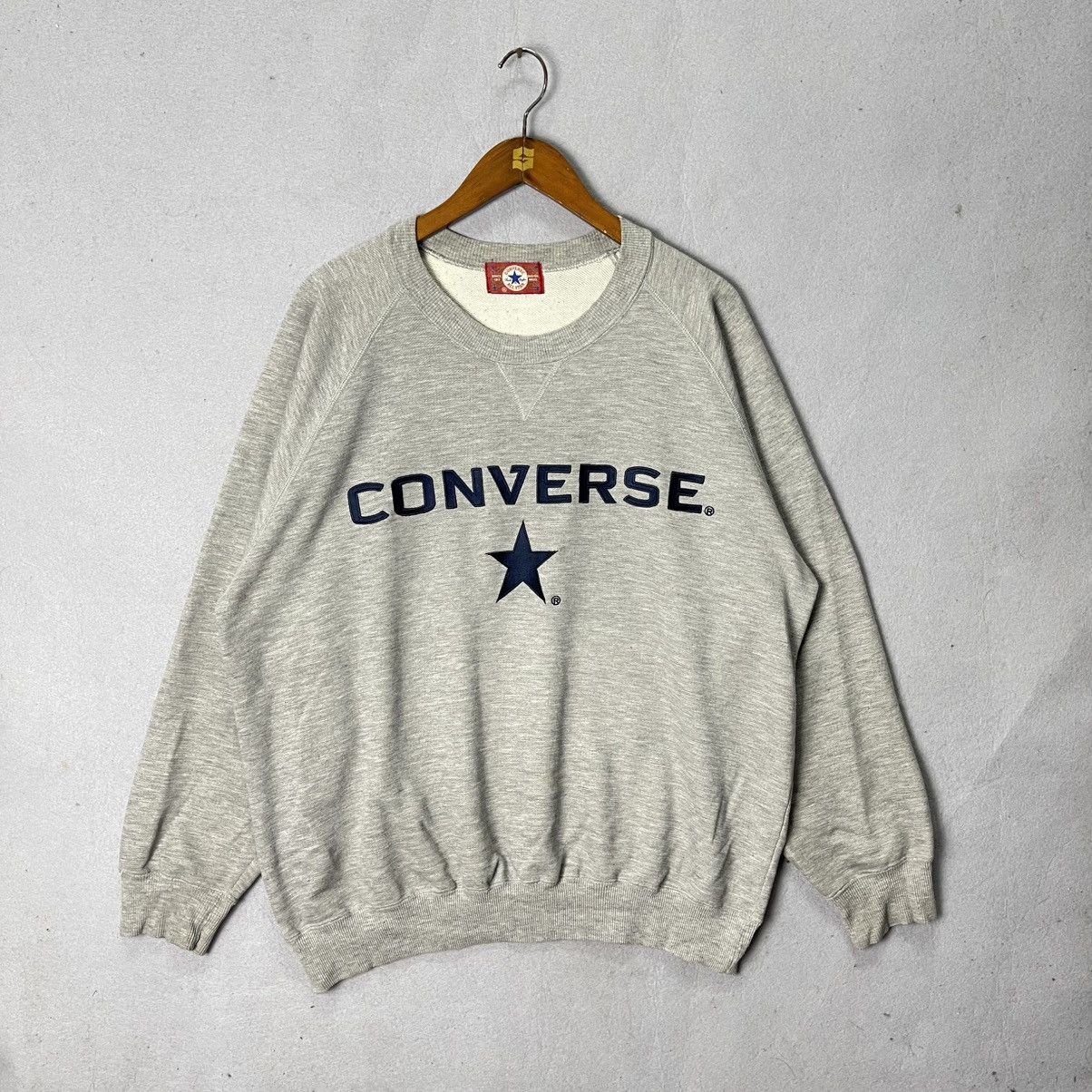 Converse 2000s Converse Big Logo Crewneck Sweatshirt Size US XXL / EU 58 / 5 - 1 Thumbnail