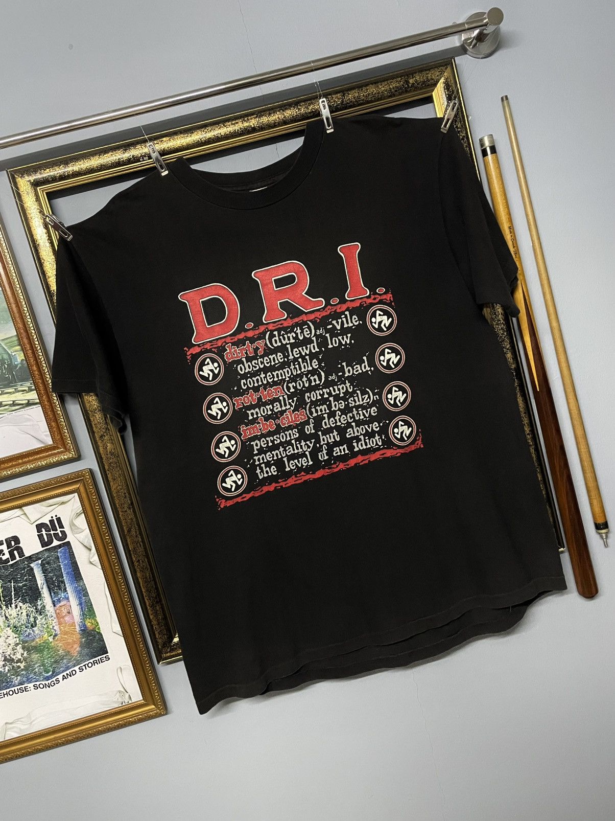 Band Tees Vtg 90s Original Single Stitch Dirty Rotten Imbeciles Og Tee Size US XL / EU 56 / 4 - 2 Thumbnail