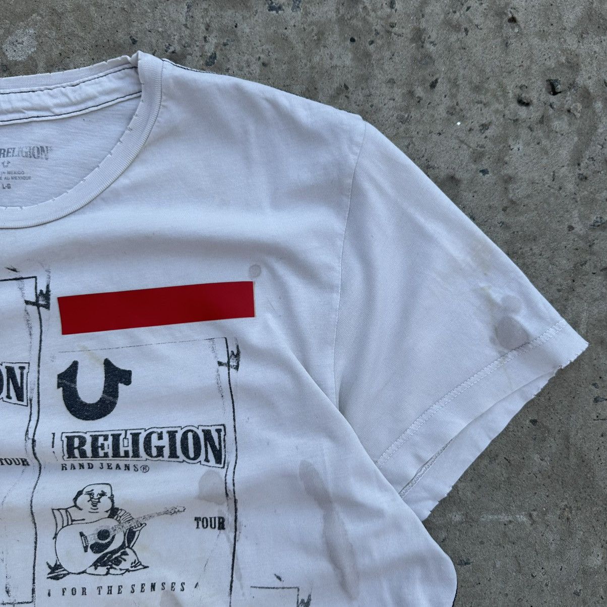 True Religion Vintage Japanese Style True Religion T-shirts Trashed Size L Size US L / EU 52-54 / 3 - 4 Thumbnail
