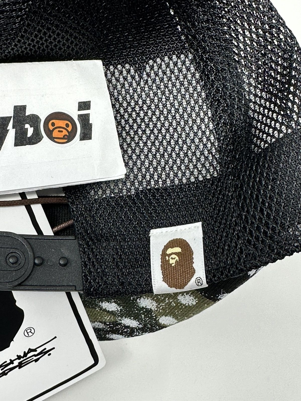 Bape BAPE X JOSHUA VIDES MESH CAP Size ONE SIZE - 6 Thumbnail