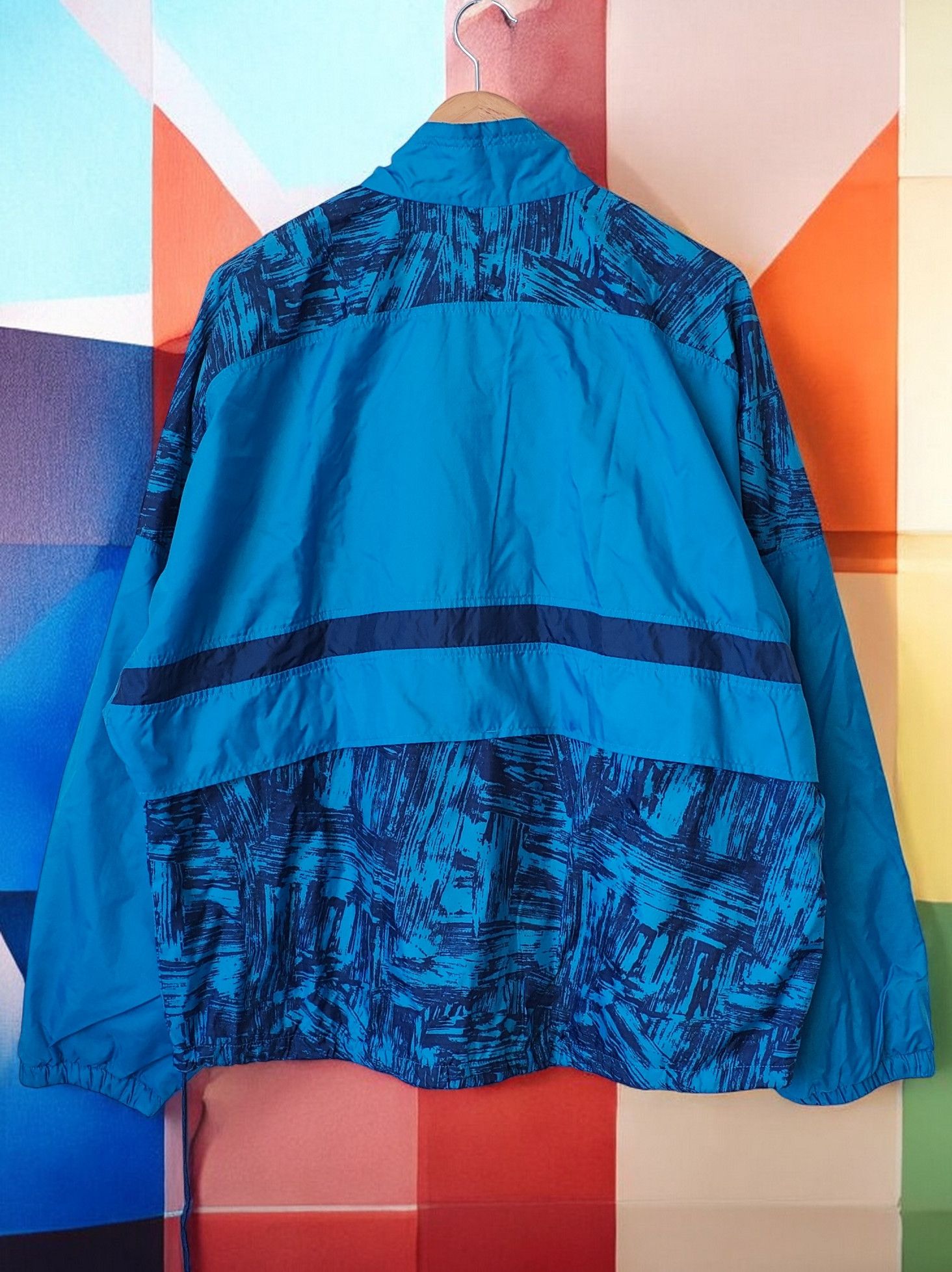 Nike × Vintage Nike VTG 90s Anorak Windbreaker Vintage Nylon Jacket Size US L / EU 52-54 / 3 - 2 Thumbnail