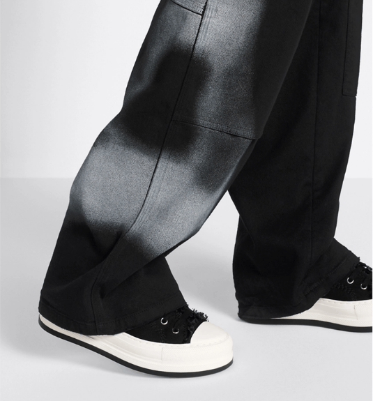 Dior o1w1db11225 427P56 Cargo Pant in Black/White Size 26" / US 2 / IT 38 - 6 Thumbnail
