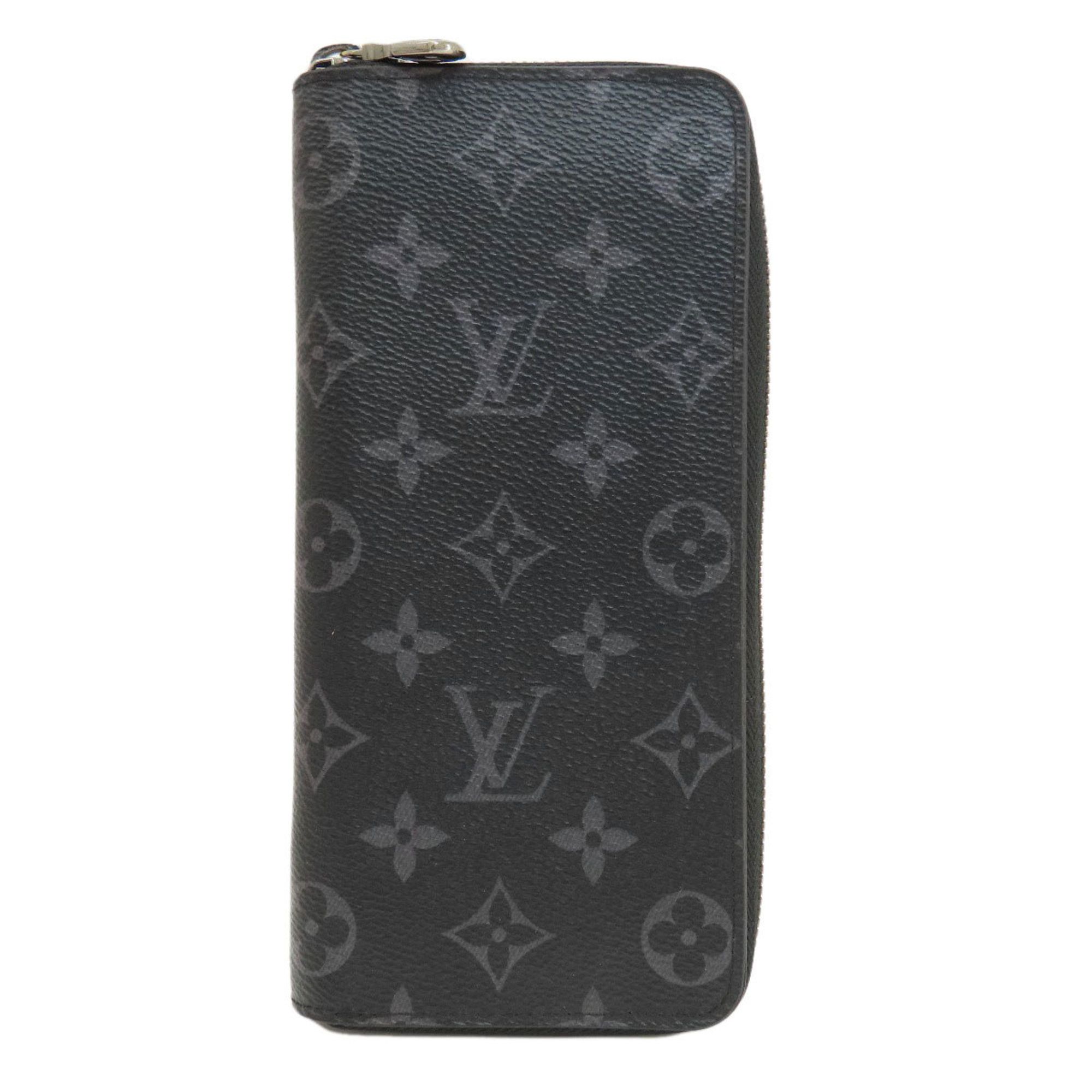 Auth Louis Vuitton Monogram Eclipse Portofeuil Brother M61697