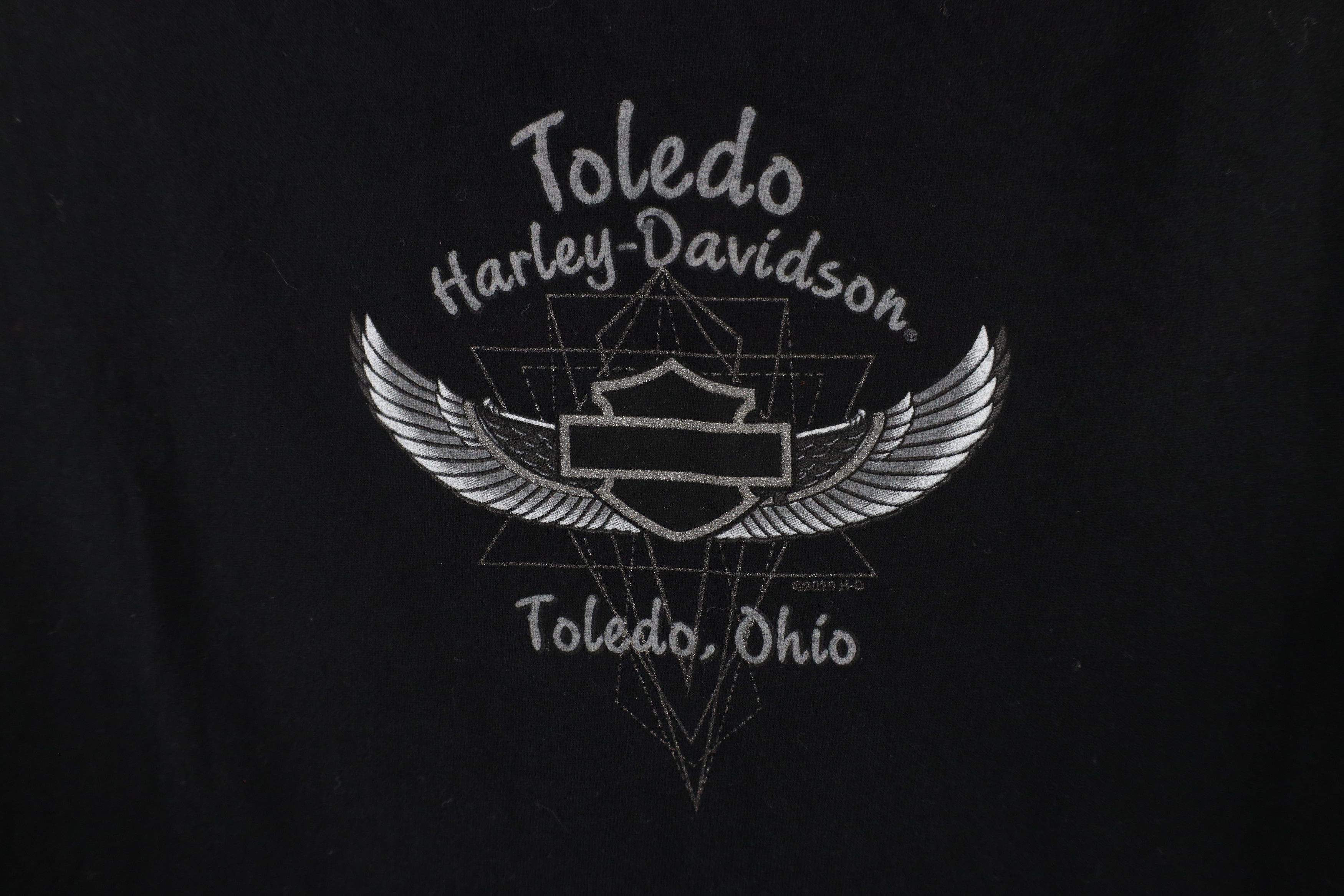 Harley Davidson × Vintage Y2K Harley Davidson Eagle Short Sleeve Pocket T-Shirt Black Size M / US 6-8 / IT 42-44 - 10 Thumbnail