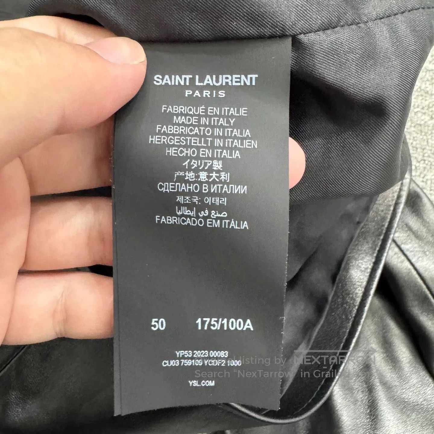 Saint Laurent Paris SLP Sheepskin Bow Jacket. Size US M / EU 48-50 / 2 - 6 Thumbnail