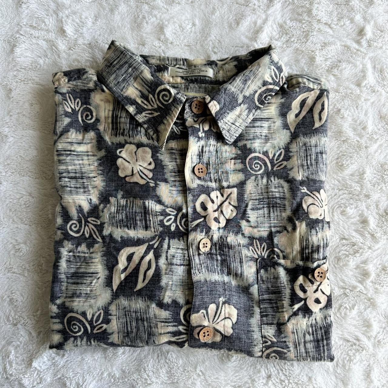 M.E. Sport Vintage ME Sport Hawaiian Shirt Mens XL Navy Tropical Floral Size US XL / EU 56 / 4 - 1 Thumbnail