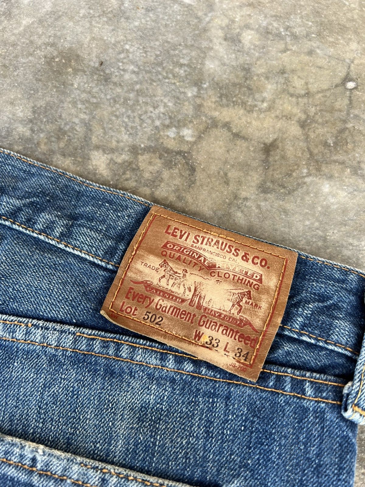 Levi's Vintage 90’s Levis 502 Blue Jean Size US 33 - 25 Thumbnail