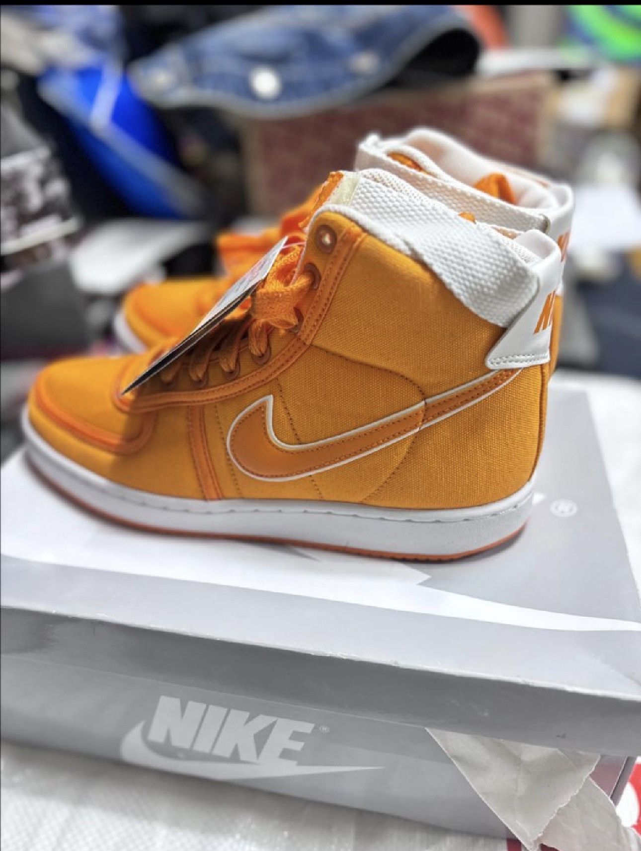 Nike Nike Vandal High Supreme Orange Canvas Doc Brown Size US 8 / EU 41 - 3 Thumbnail