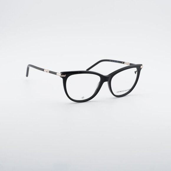 Longchamp Longchamp LO2727 001 Eyeglasses Black/Gold 54mm Cat Eye Fram Size ONE SIZE - 6 Thumbnail