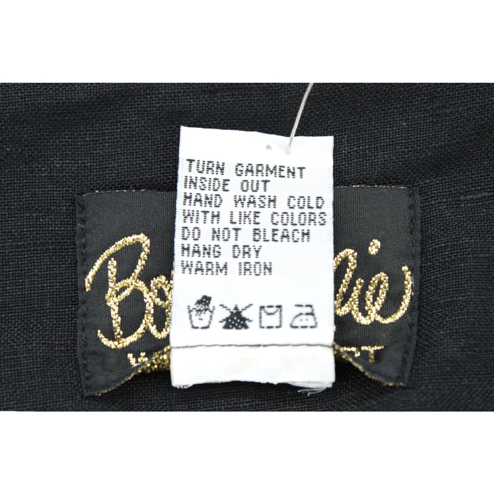 Bob Mackie VINTAGE Bob Mackie Wearable Art Womens Large Jacket Black Embroidered Linen Blend Size L / US 10 / IT 46 - 7 Thumbnail