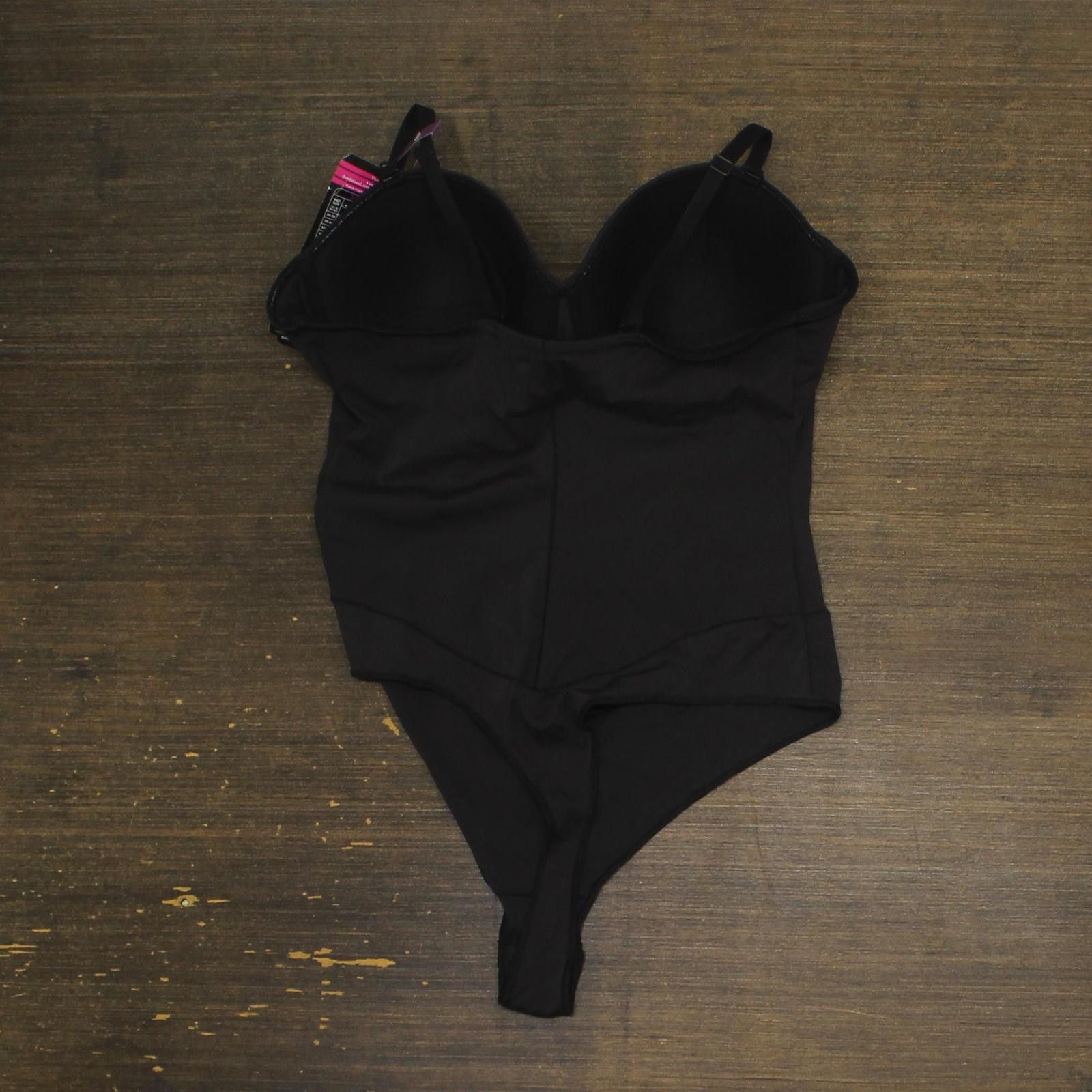 Other Maidenform Tummy Shaping Multiway Thong Bodysuit Black 2xl Size 42" / US 20 - 2 Thumbnail