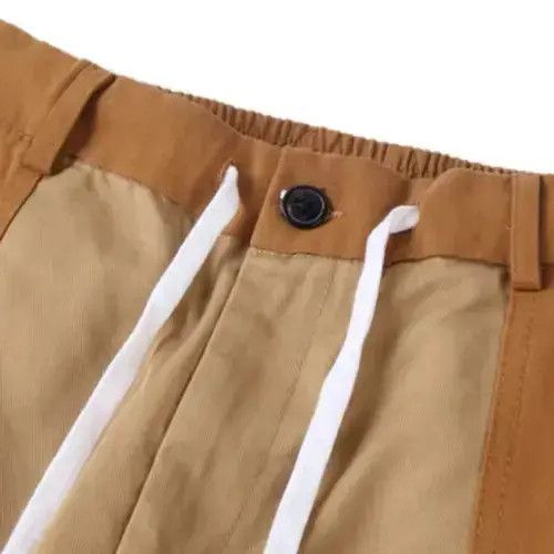 Jean 21SS Tokyo Union Khaki Patchwork Shorts Size US 31 - 3 Thumbnail