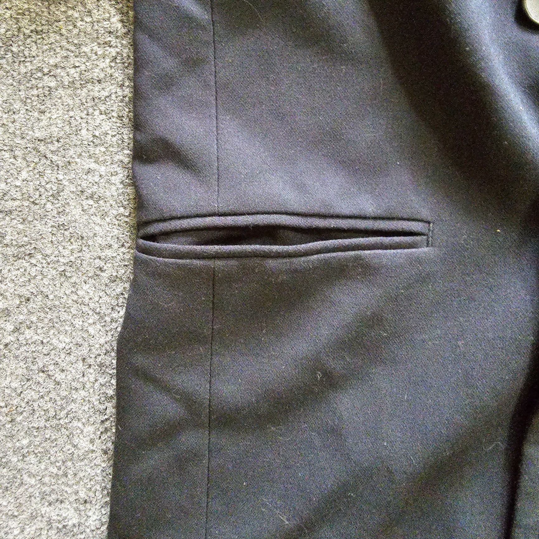 Vintage Maeve Blazer Womens Size 10 Black Double Breasted Long Sleeve Lined 80s Career Jacket Blazer Mens Womens Size L / US 10 / IT 46 - 4 Thumbnail