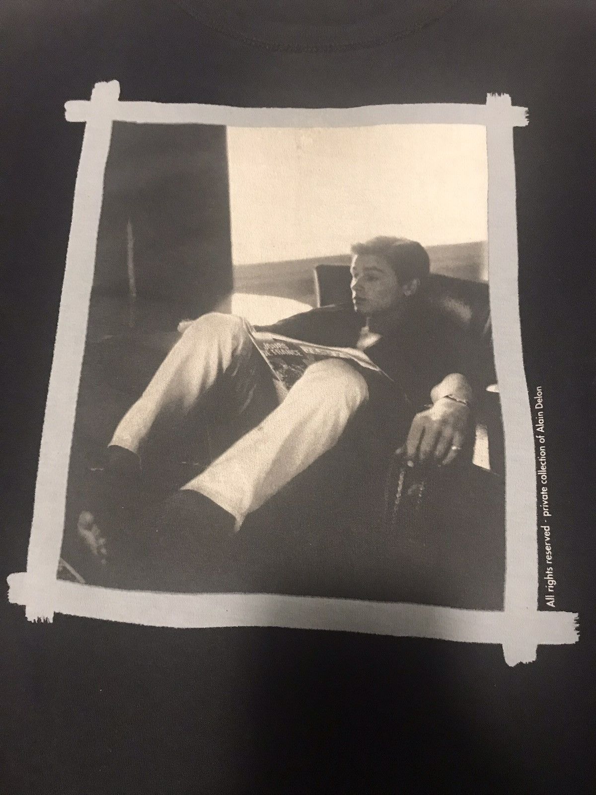 Dolce & Gabbana Dolce and Gabbana black T-shirt x Alain Delon Size US M / EU 48-50 / 2 - 2 Thumbnail