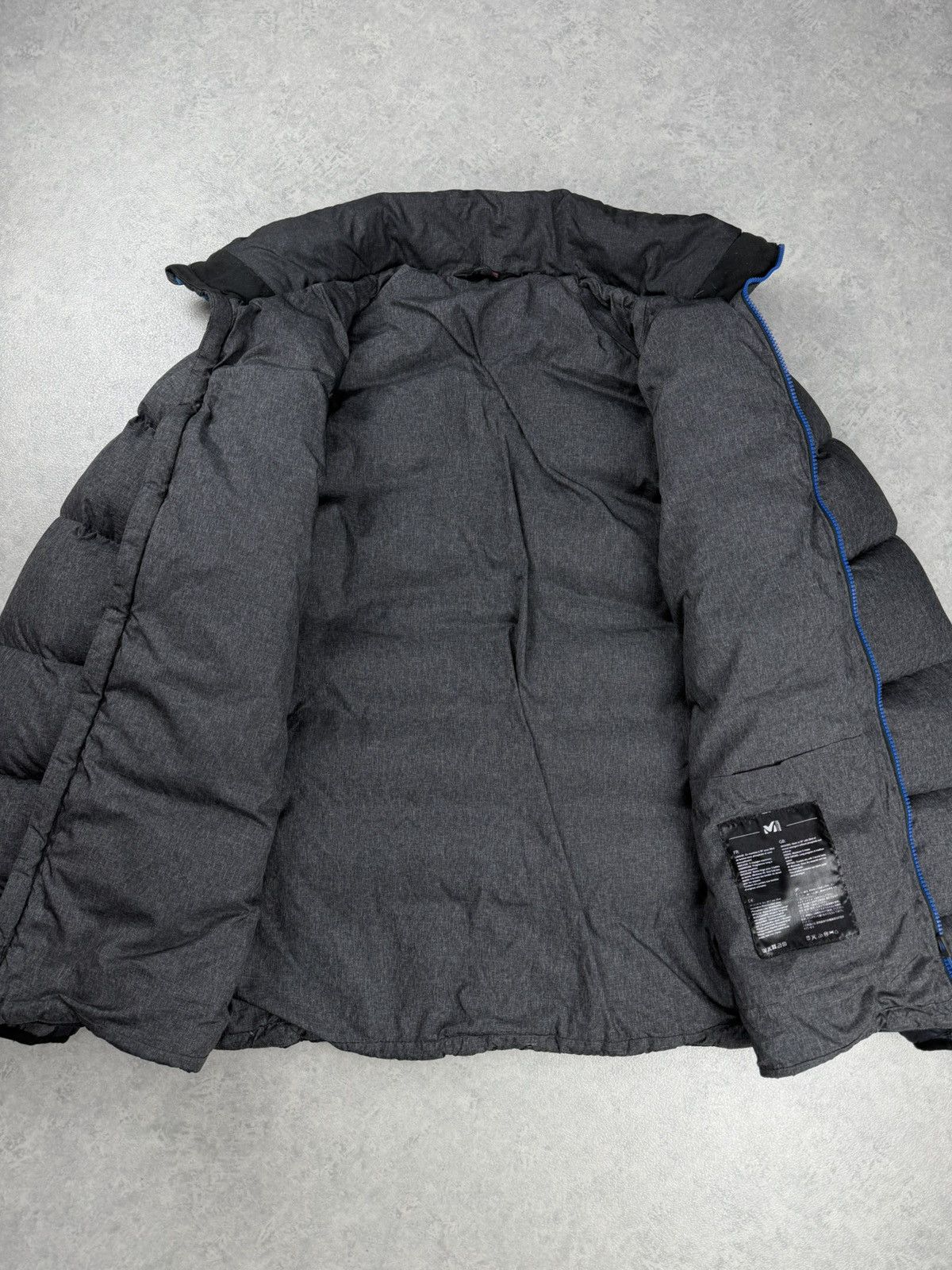 Vintage Millet Advance Down Jacket Grey Hooded Puffer Size US XL / EU 56 / 4 - 7 Thumbnail