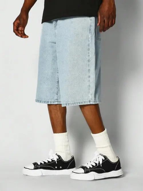 Jean Denim Jeans Washed Shorts Jorts Size US 32 / EU 48 - 1 Thumbnail