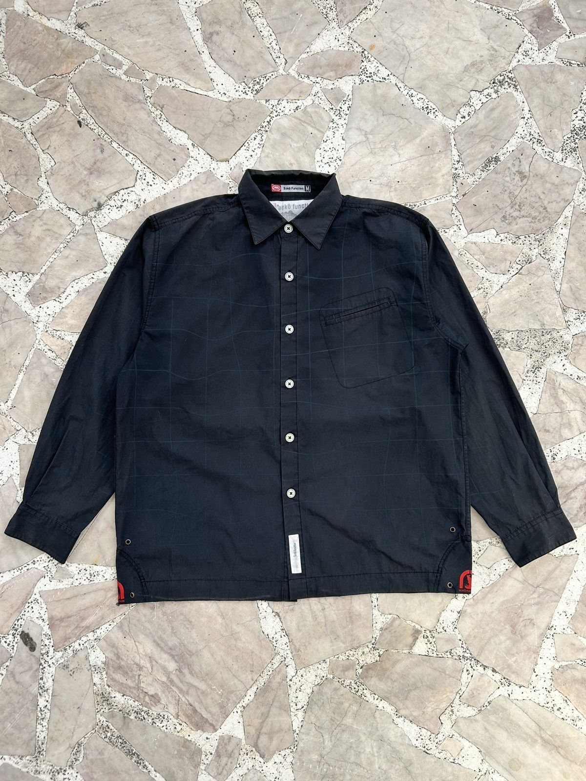 Ecko Unltd. Ecko Function Button Up Collar Black Size US L / EU 52-54 / 3 - 1 Thumbnail