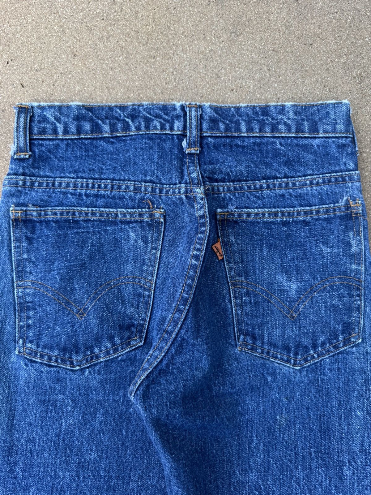 Levi's × Vintage Vtg 70’s Levi’s 646 Orange Tab Bellbottom Flare Jeans 28x31 Size US 28 / EU 44 - 7 Thumbnail