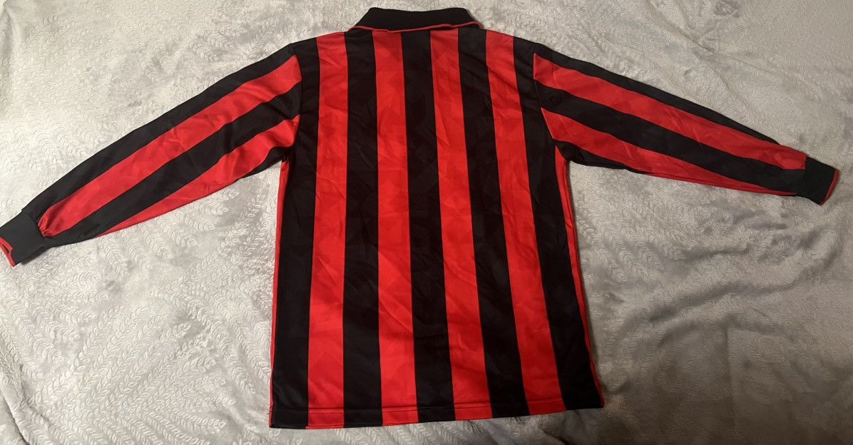 Lotto Sport Vintage AC Milan 1994/1995 Home Jersey Long Sleeve Size US S / EU 44-46 / 1 - 2 Thumbnail