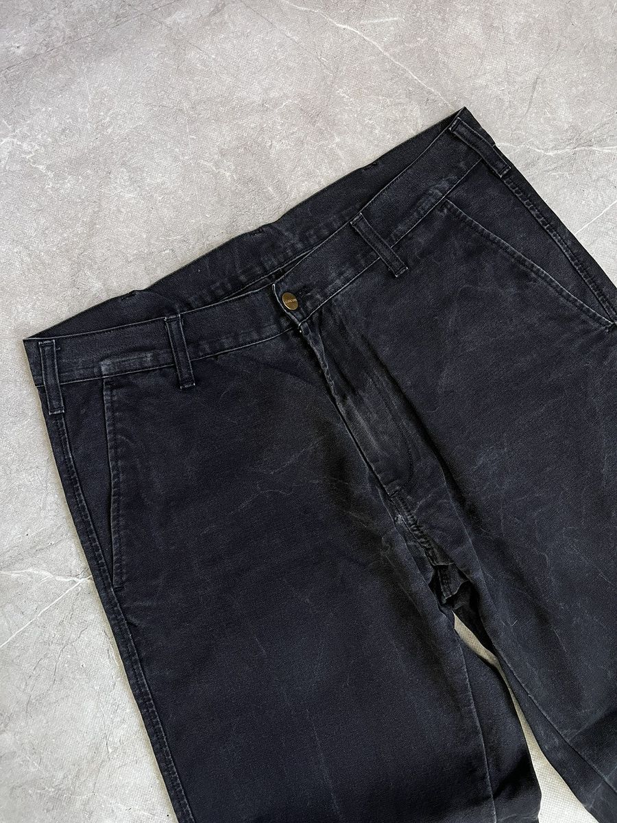 Carhartt Carhartt washed distressed double knee baggy rap pants y2k Size US 33 - 4 Thumbnail