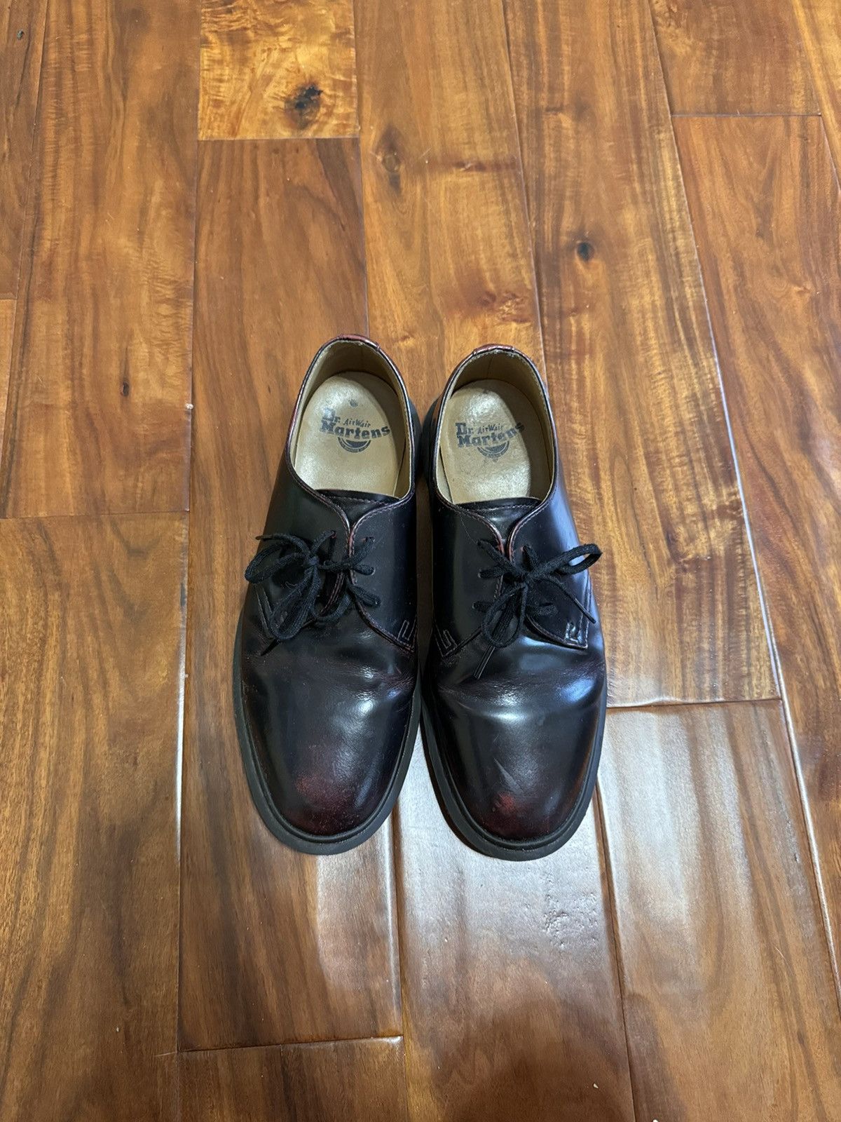 Dr. Martens Dr Martens Burgundy Dress Shoes Size US 8 / EU 41 - 2 Thumbnail