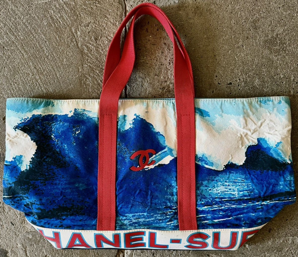 Chanel Chanel - Karl Lagerfeld - SS2002 Surf XL Tote Bag Size ONE SIZE - 18 Thumbnail