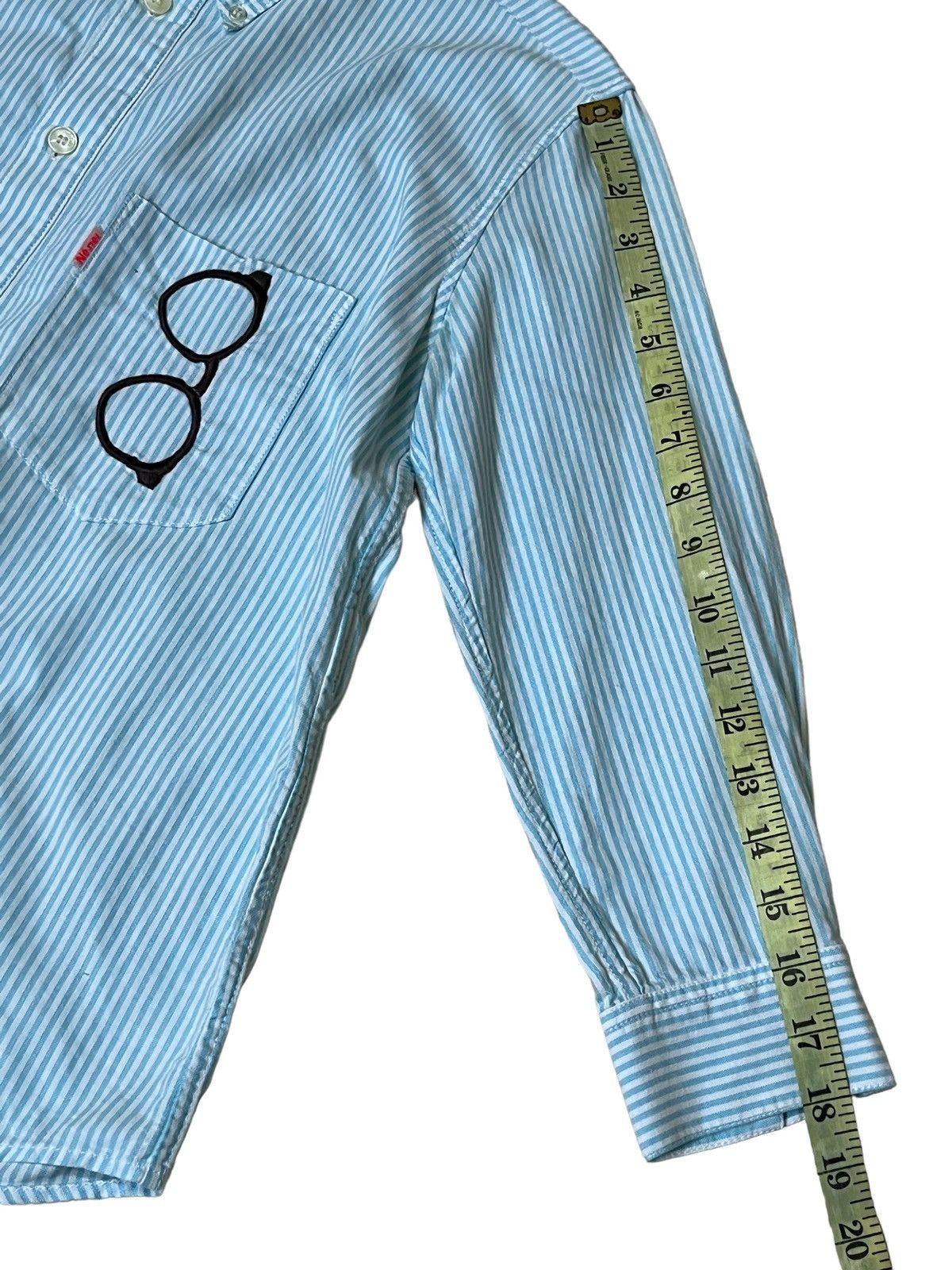 Issey Miyake NE-NET by ISSEY MIYAKE 3 QUARTER HAND BUTTON UPS SHIRT Size M / US 6-8 / IT 42-44 - 8 Thumbnail