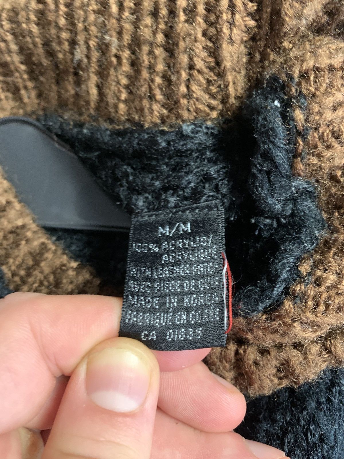 Japanese Brand × Other × Vintage Vintage Street Scenes Korean sweater Eagle leather logo ! Size US M / EU 48-50 / 2 - 10 Thumbnail