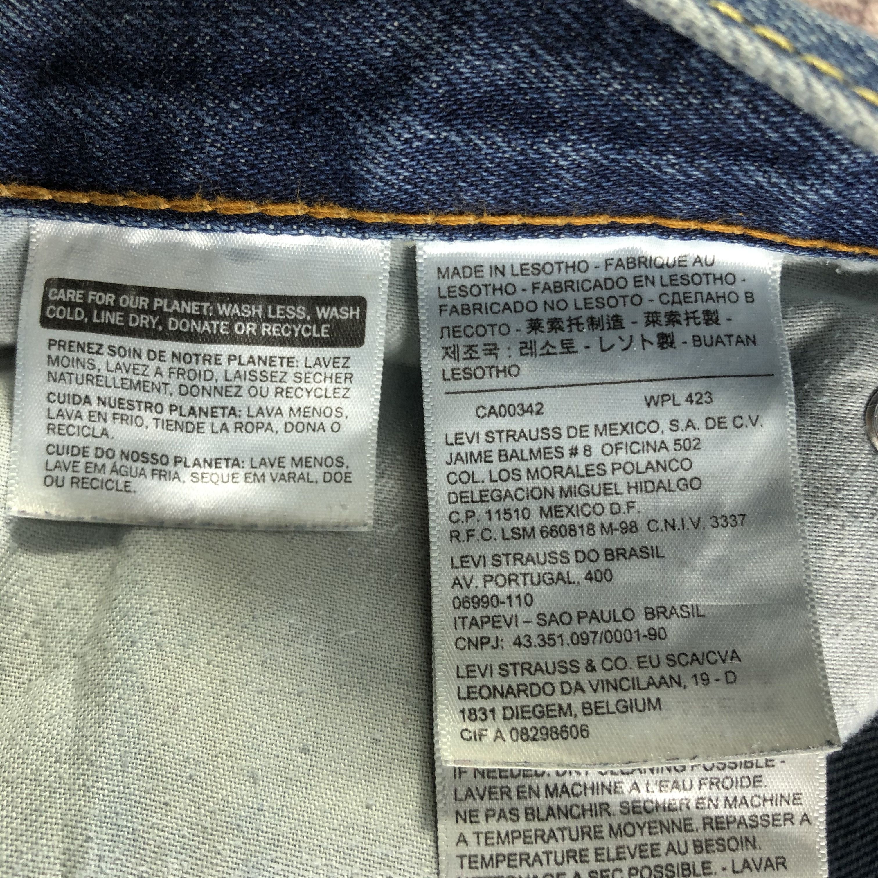 Levi's × Vintage Vintage Blue Wash Levis 559 Jeans-JM3425 Size 37" - 10 Thumbnail
