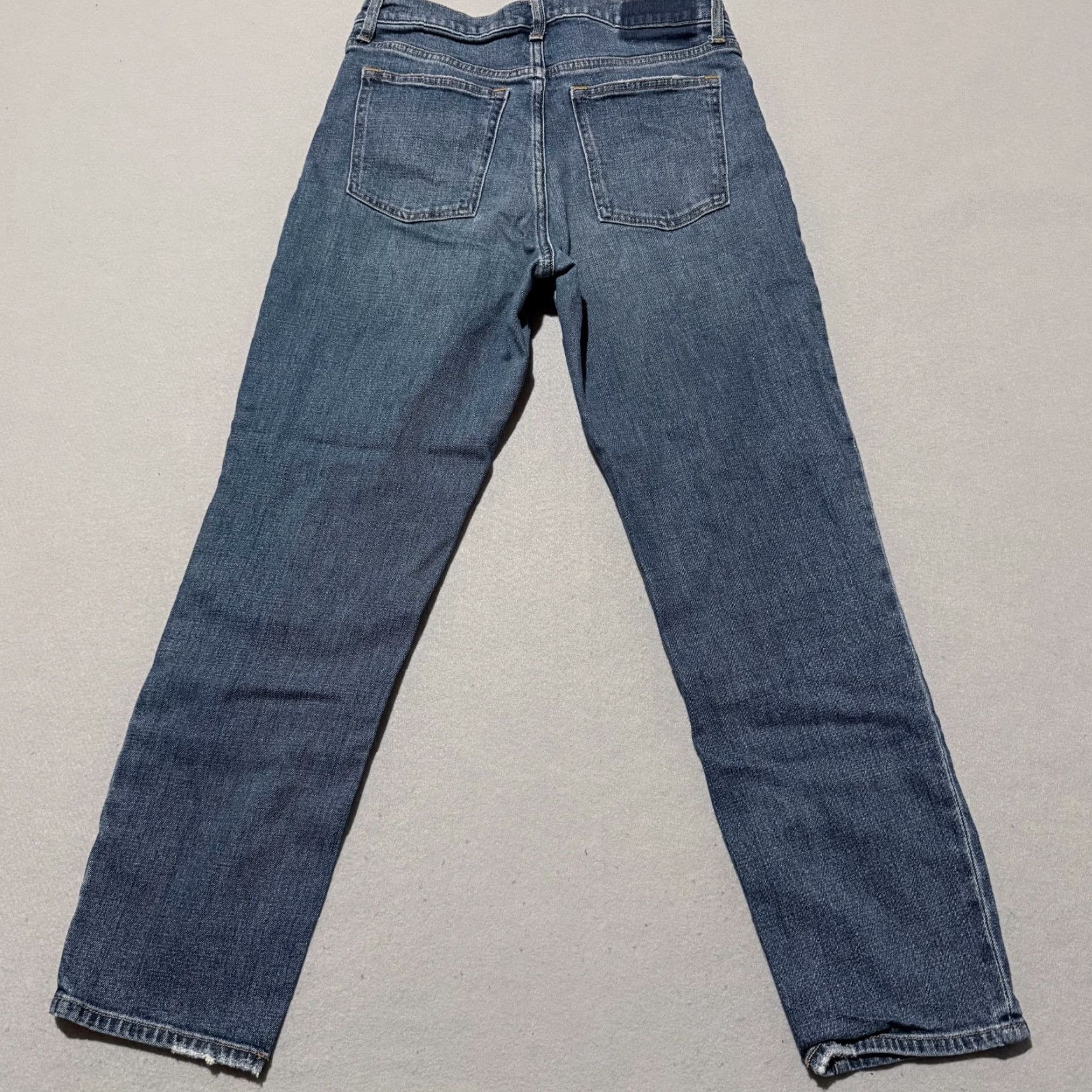 Abercrombie & Fitch Abercrombie & Fitch The Mom High Rise Jeans Women's Blue Denim Distressed - 4 Size 27" / US 4 / IT 40 - 5 Thumbnail