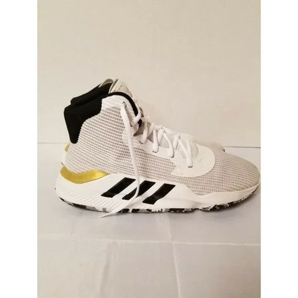 Adidas Adidas Bounce Mens Sneakers size 10.5 White Size US 10.5 / EU 43-44 - 4 Thumbnail
