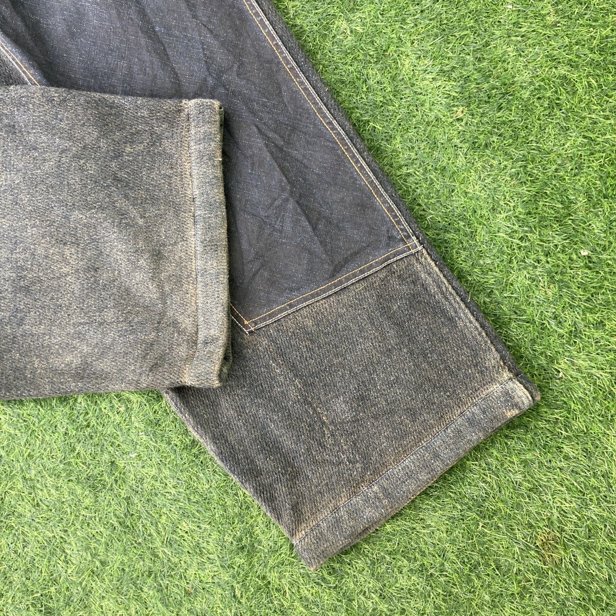 Pelle Pelle PELLE PELLE DOUBLE KNEES DENIM Size US 35 - 6 Thumbnail