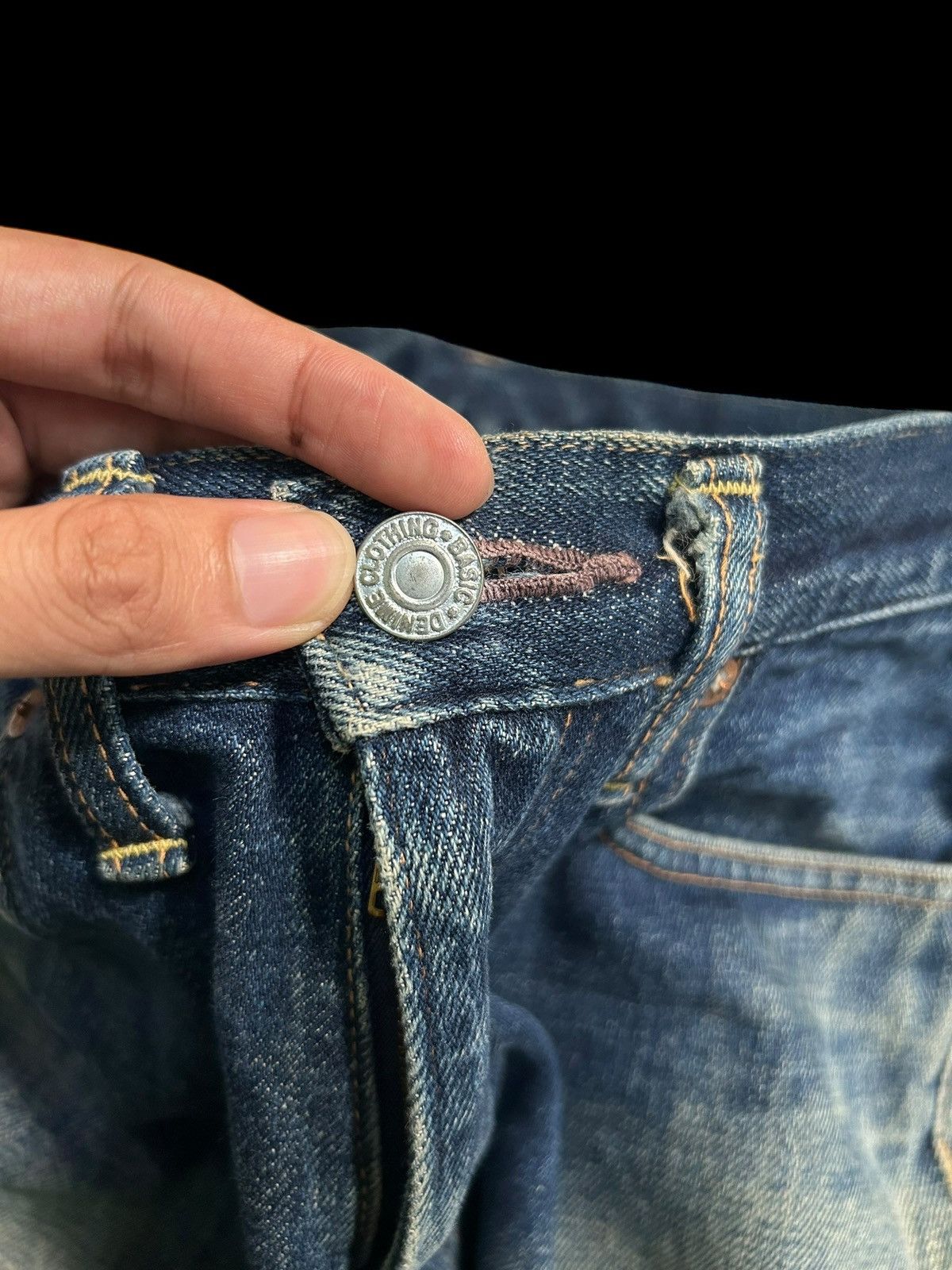 Japanese Brand × Kapital × Vintage DENIME SELVEDGE DISTRESSED VINTAGE DENIM JEANS Size US 31 - 8 Thumbnail