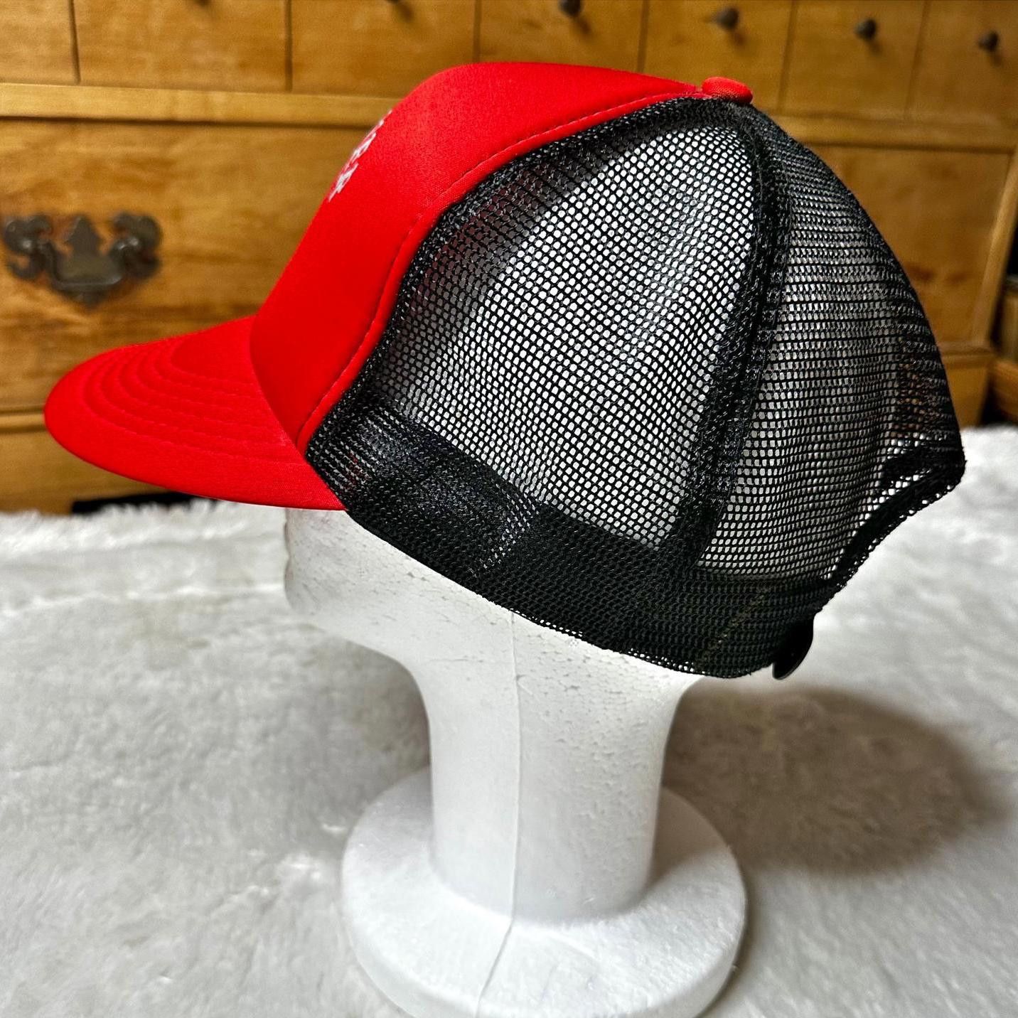 Vintage Vintage Sportco Zollner Red Mesh Trucker Hat Snapback Unisex Size ONE SIZE - 4 Thumbnail