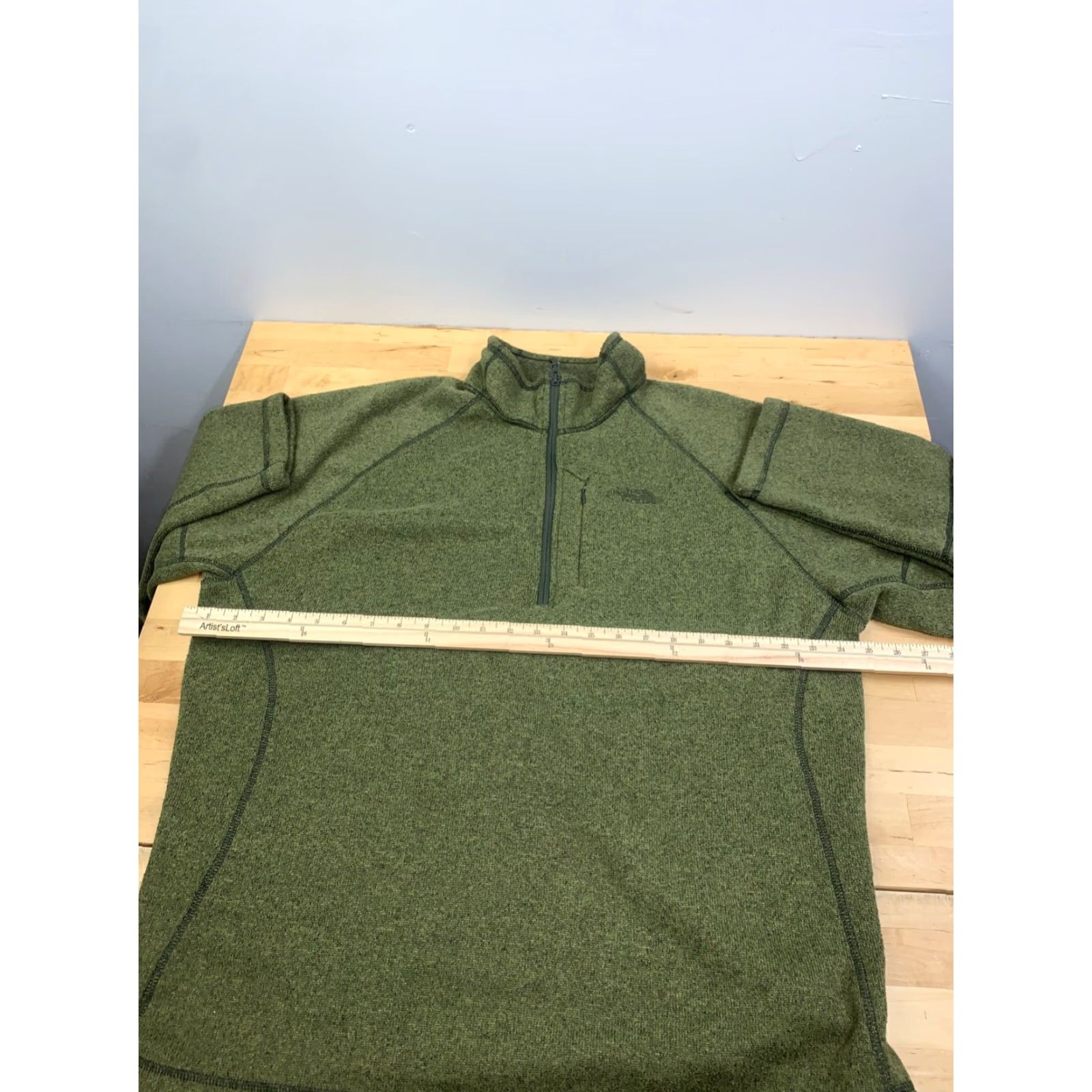 The North Face The North Face 1/4 Zip Fleece Pullover Mens XL Green Casual Outdoor 11327 Size US XL / EU 56 / 4 - 7 Thumbnail