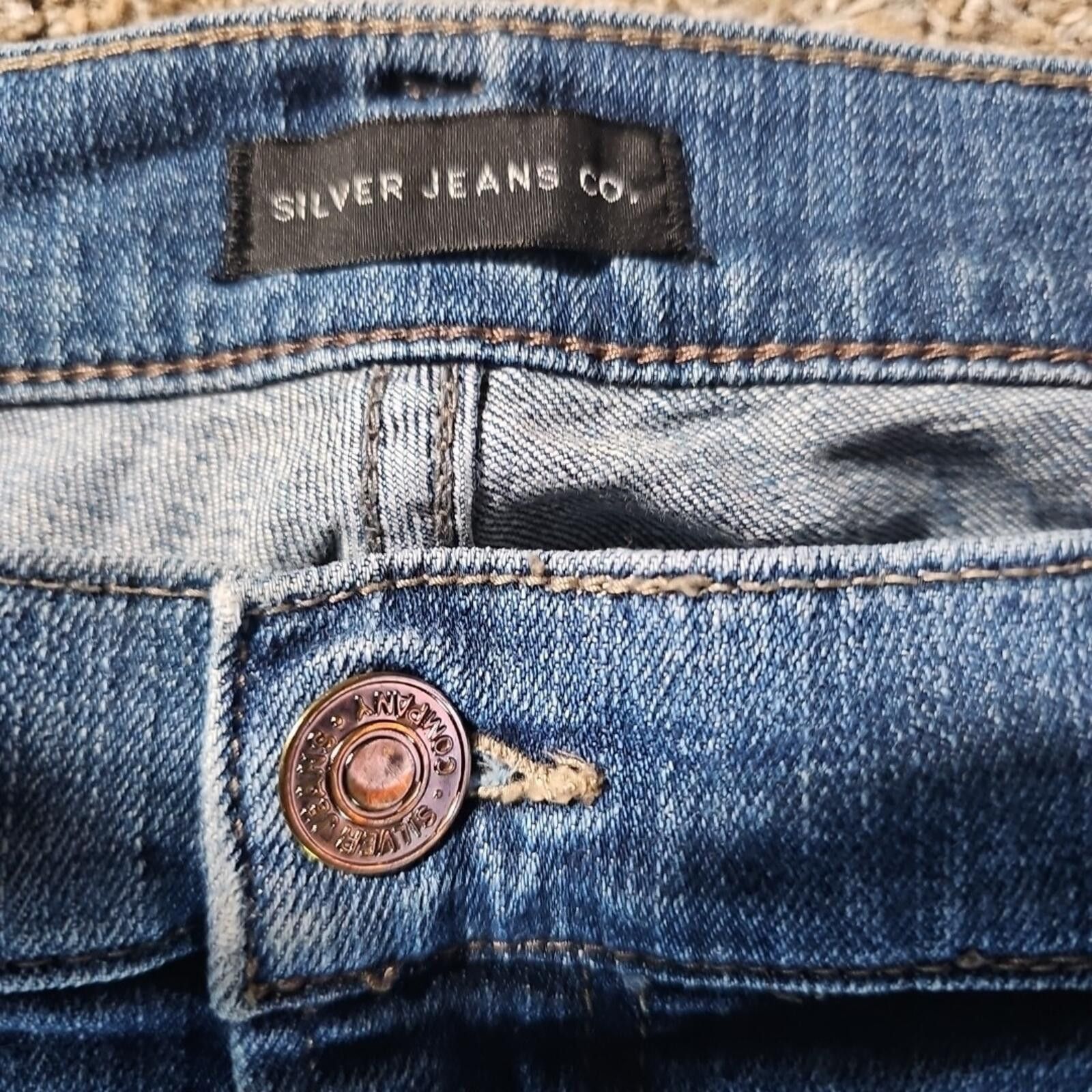Silver Jeans Co. Silver Jeans Allan Mens 36x34 Jeans Size US 36 / EU 52 - 2 Thumbnail