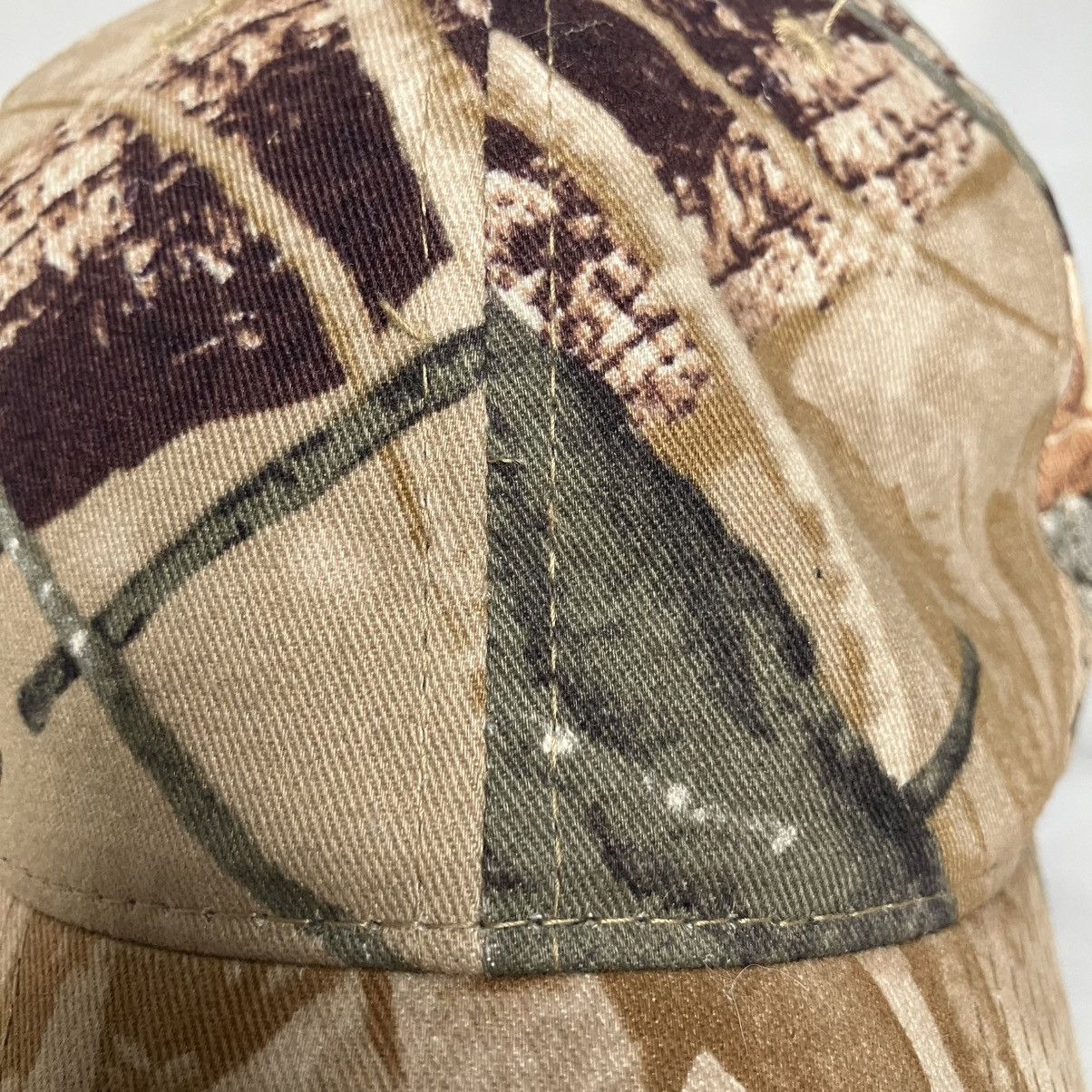 Vintage Vintage 90s Blank Hunting Camo Snap Back Dad Hat Size ONE SIZE - 3 Thumbnail