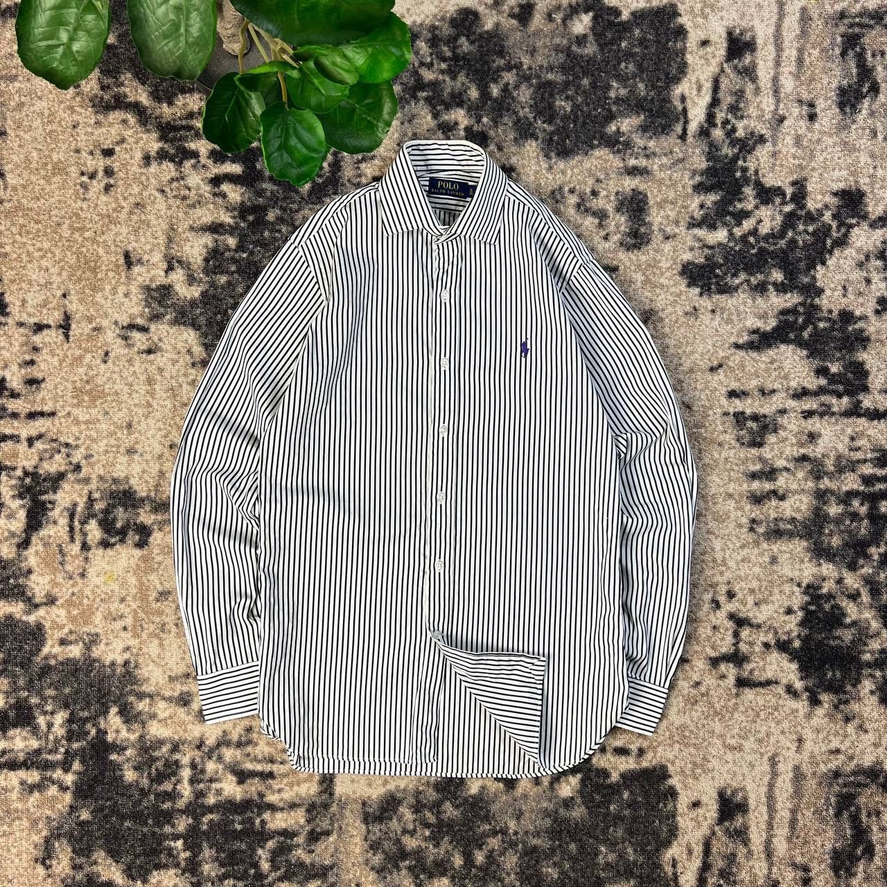 Polo Ralph Lauren Polo Ralph Lauren Luxury Mini Logo Striped Button Up Shirt Size US M / EU 48-50 / 2 - 1 Thumbnail