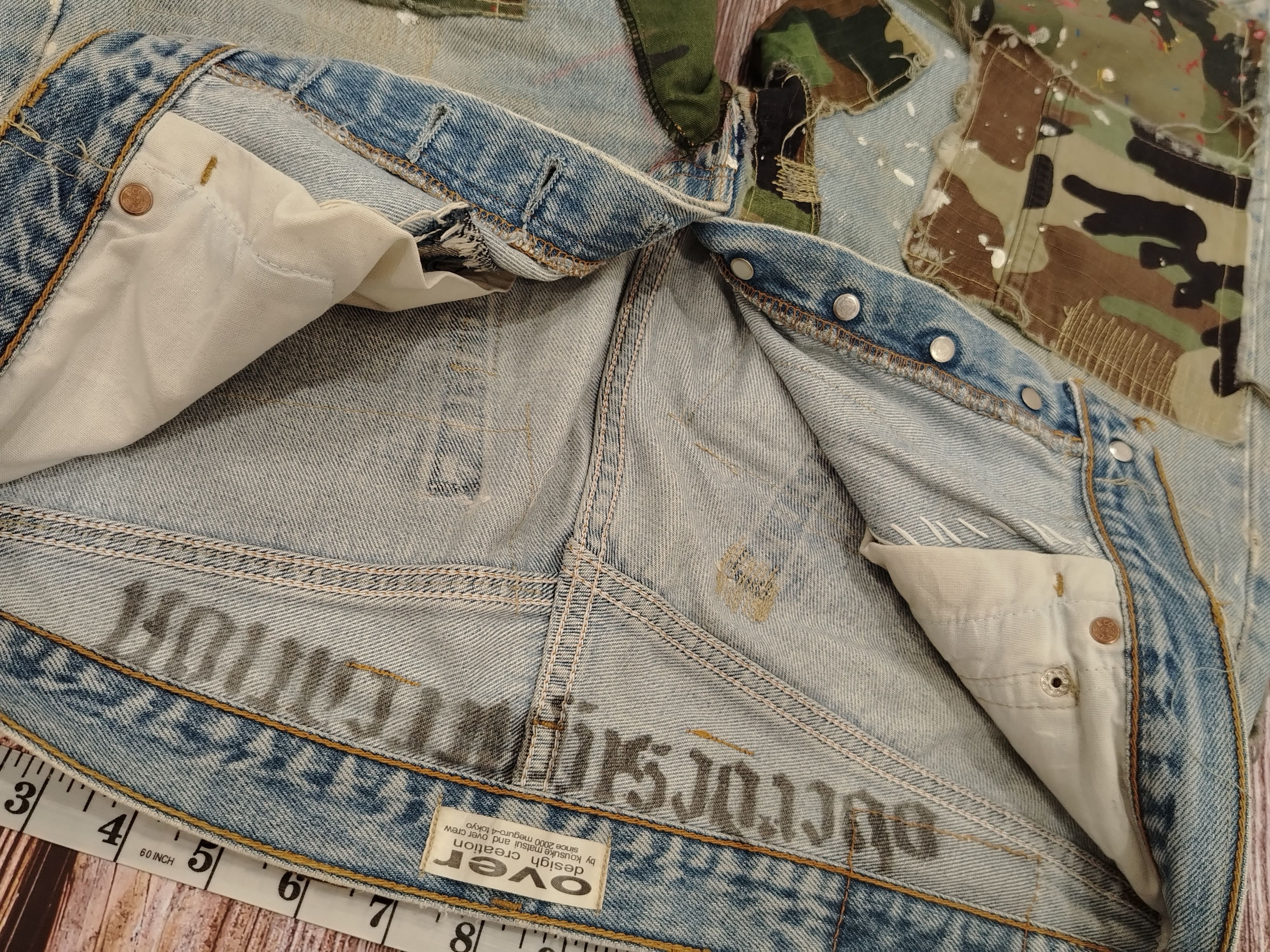 Levi's Levis 501 Jeans Vintage ARTWORK Army Size US 33 - 12 Thumbnail