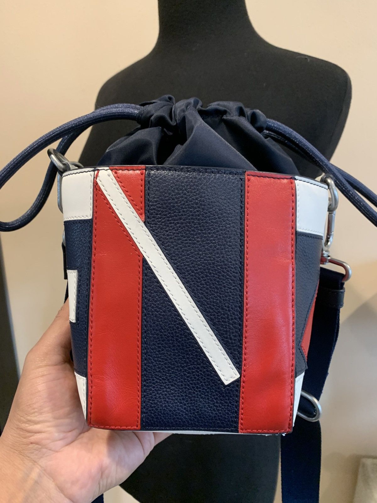 Kenzo Kenzo Kube Small Drawstring Shoulder BagLimited rare LEATHER Size ONE SIZE - 8 Thumbnail