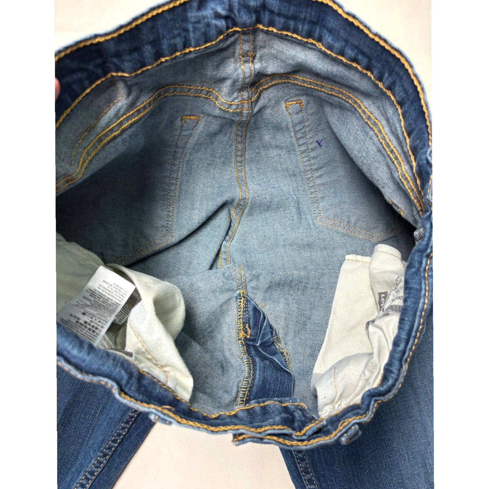 Levi's Levi's 550 Jeans Blue Men Regular W34 L32 Straight Mid Rise Denim Size US 34 / EU 50 - 4 Thumbnail