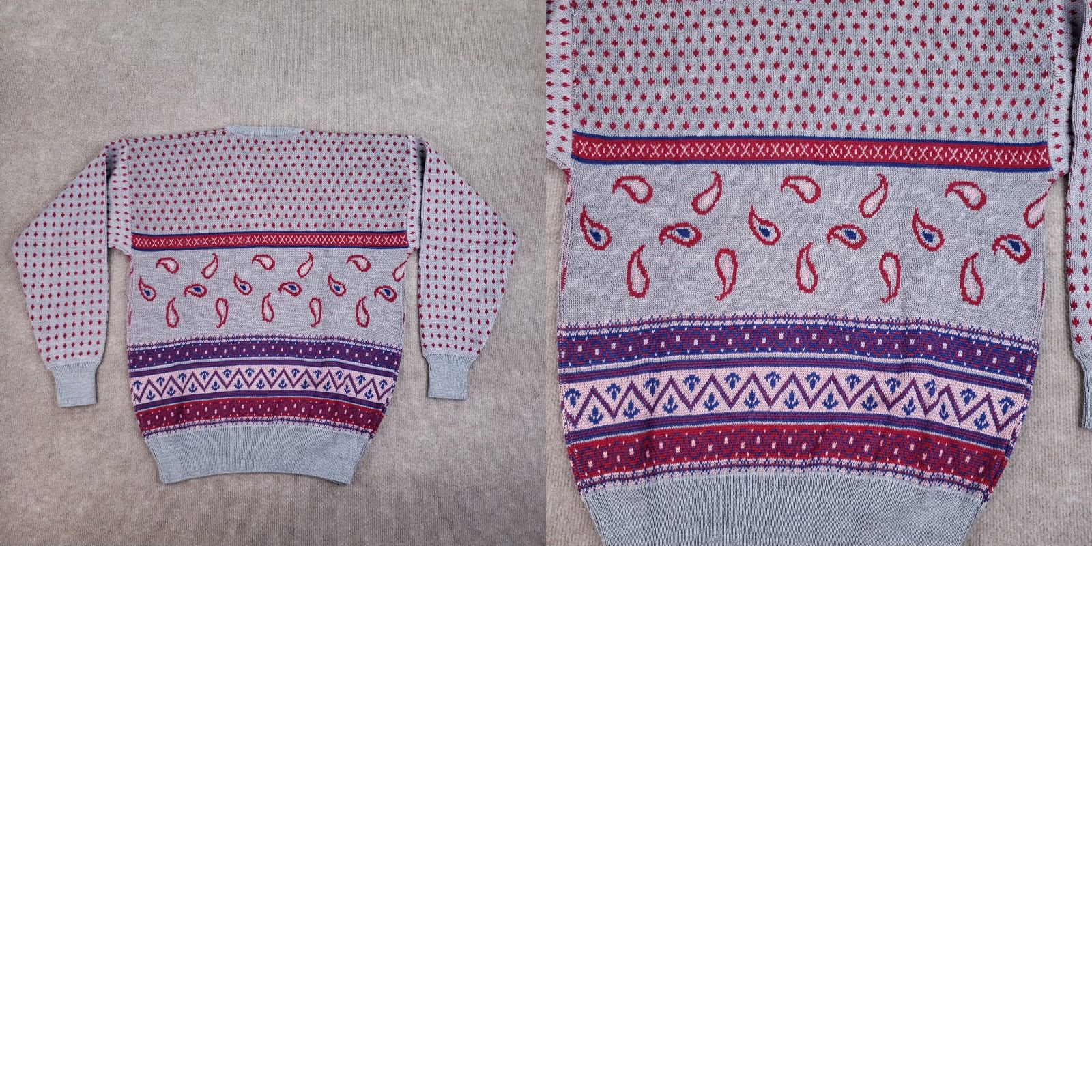 Hogan VINTAGE Hogan V-Neck Sweater Mens Size XL Gray Pullover Wool Blend Casual Golf Size US XL / EU 56 / 4 - 8 Thumbnail