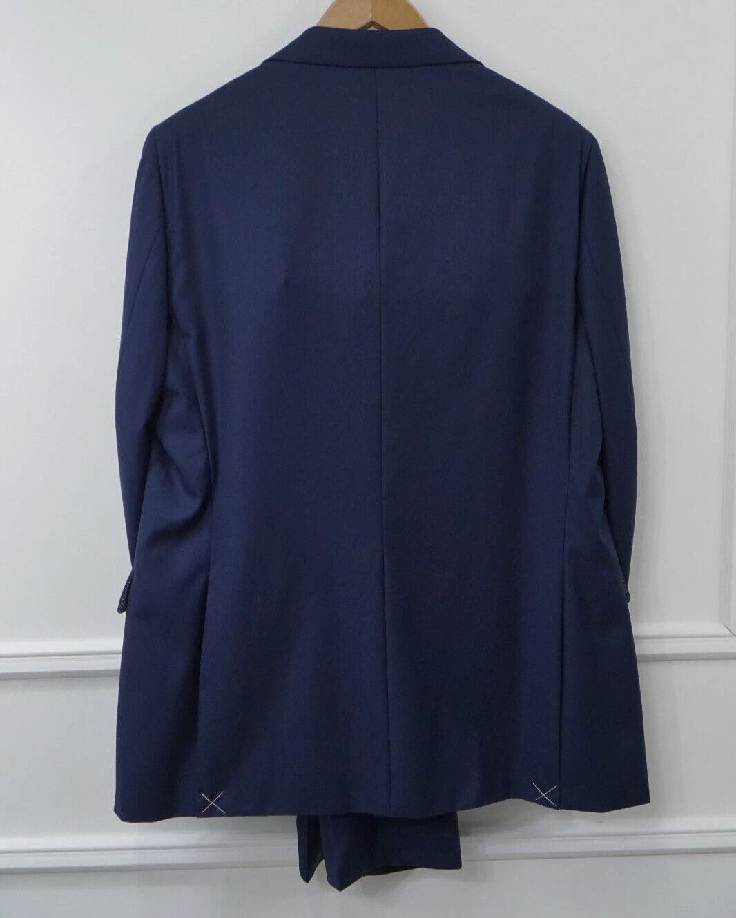 Suitsupply Men Suitsupply Suit Navy La Spalla Wool Vitale Barberis US48 Size 48R - 2 Thumbnail