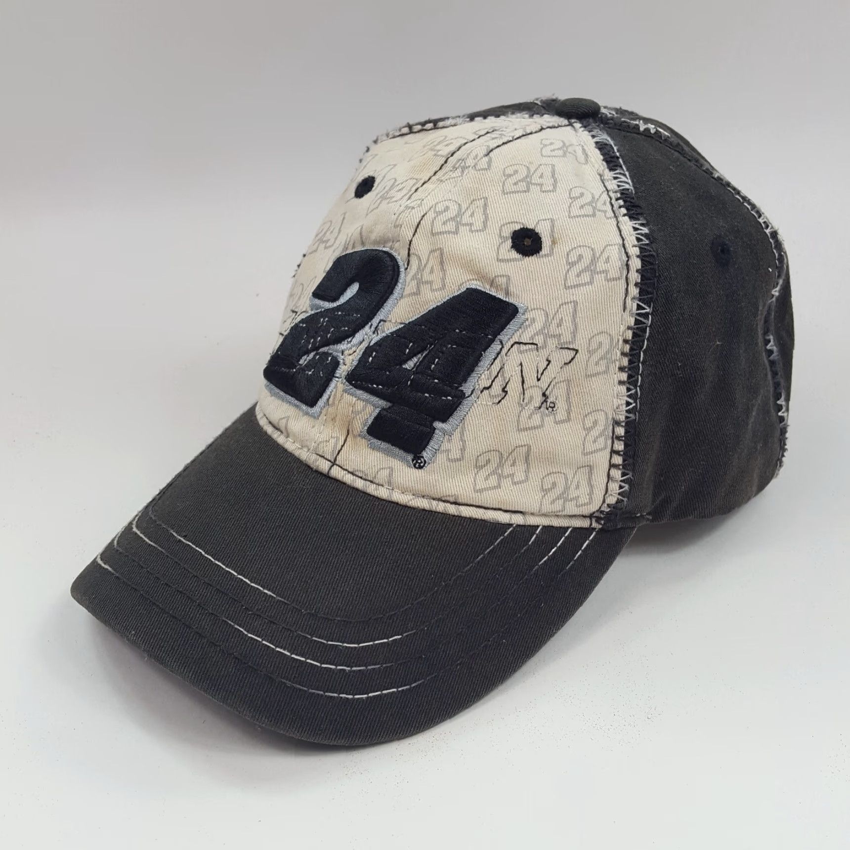 Chase Authentics VINTAGE Chase Authentics NASCAR Snapback Hat Adjustable Black 90s Y2K Retro Grunge Mens Size ONE SIZE - 2 Thumbnail