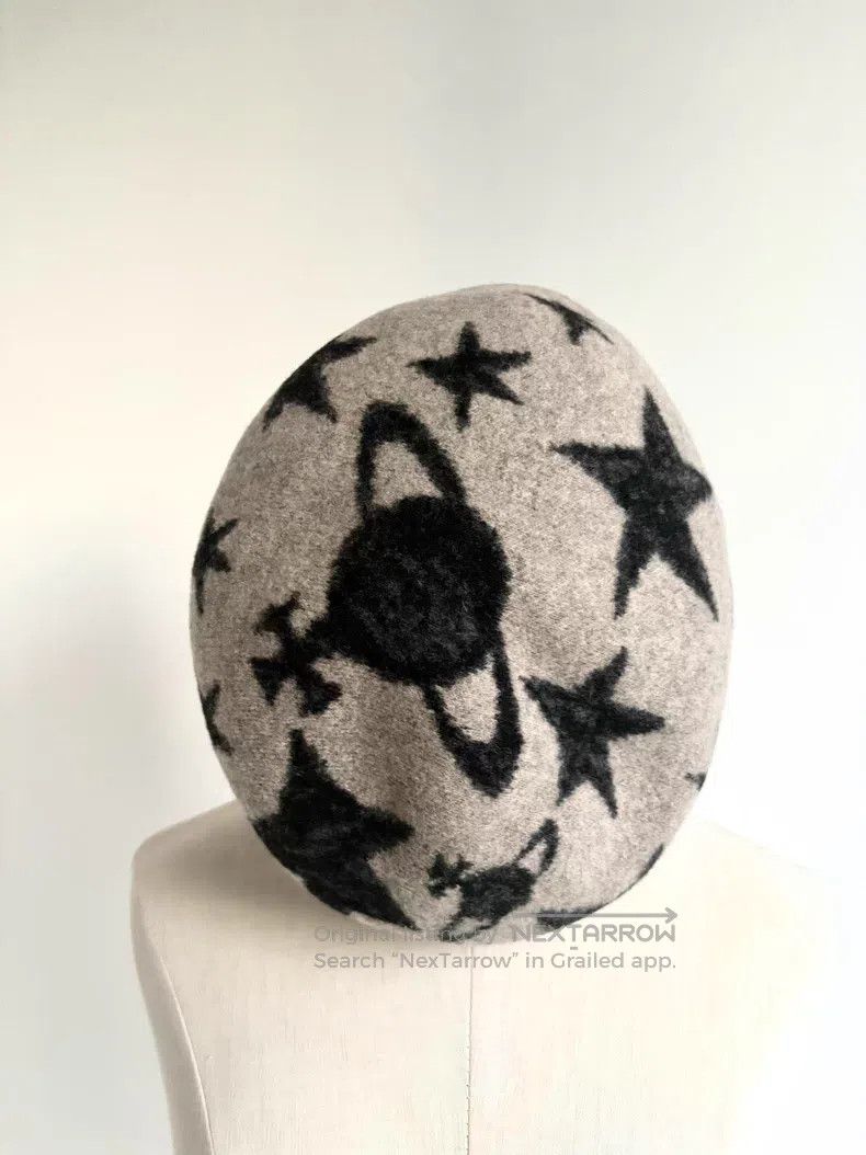 Vivienne Westwood Vivienne Westwood Vintage Beige Star Saturn Beret Size ONE SIZE - 3 Thumbnail