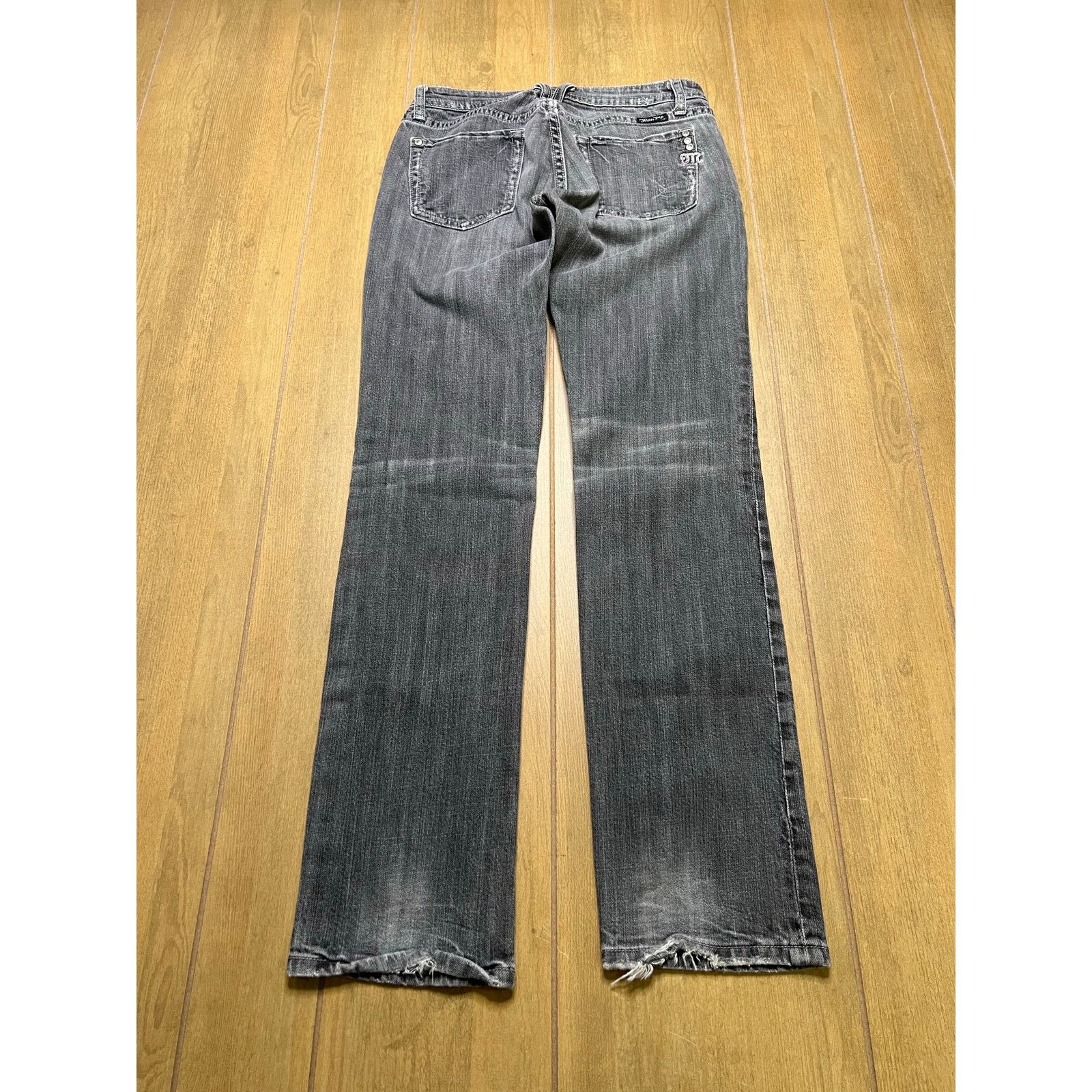 Miss Me MISS ME SKINNY GRAY JEANS RHINESTONE SZ 28 Y2K LOW RISE Size 28" / US 6 / IT 42 - 6 Thumbnail