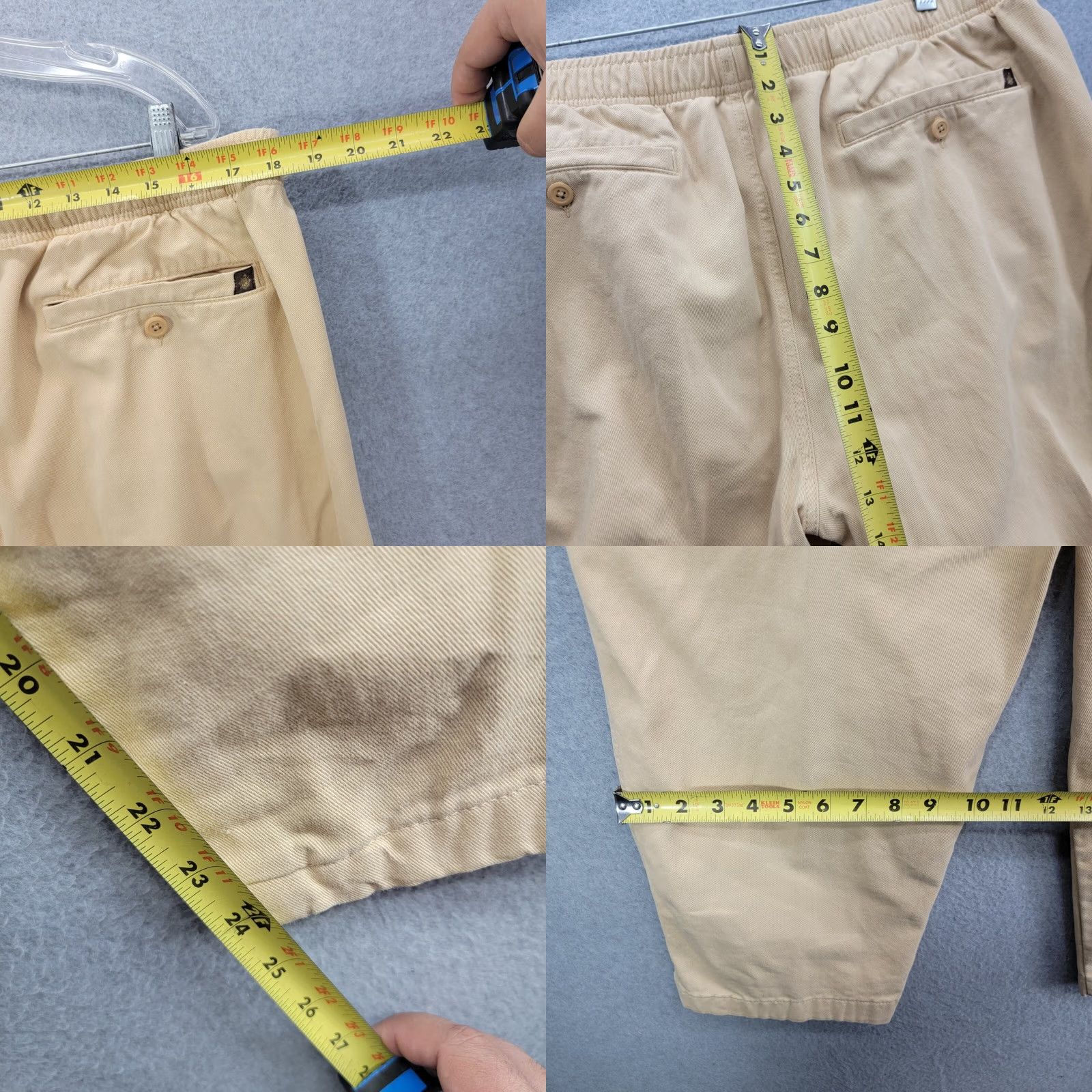 The Territory Ahead The Territory Ahead Pants Mens L Beige Corduroy Size Elastic waist drawstring Size US 33 - 8 Thumbnail