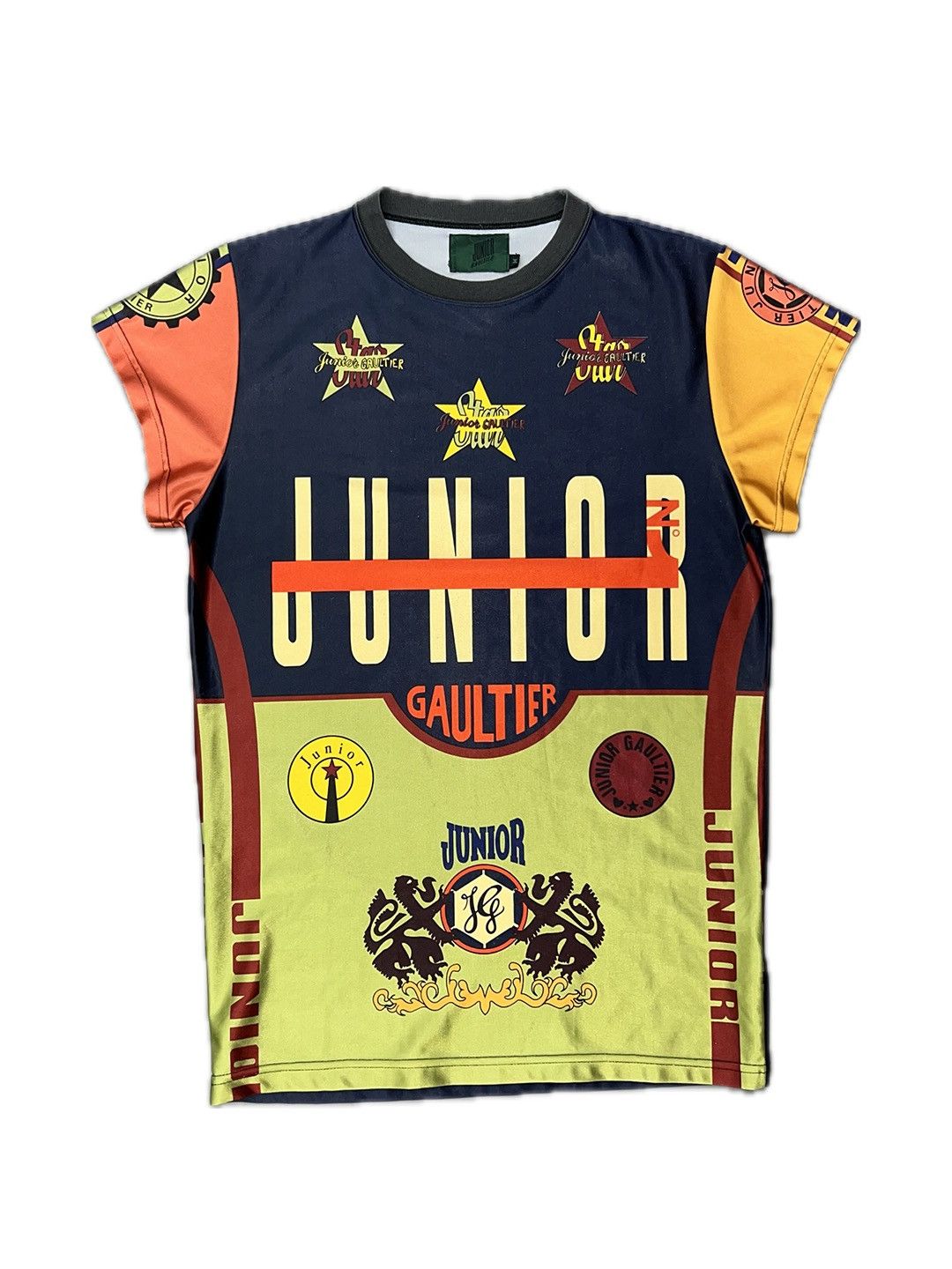 Jean Paul Gaultier 1990 Junior Gaultier jersey tee shirt Size US M / EU 48-50 / 2 - 1 Thumbnail