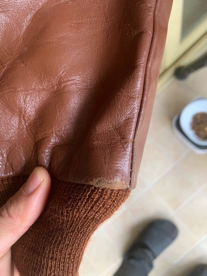 The Real McCoy's The Real McCoys Size36 Out-of-Print Horsehide Jacket A2+36, Size US L / EU 52-54 / 3 - 8 Thumbnail